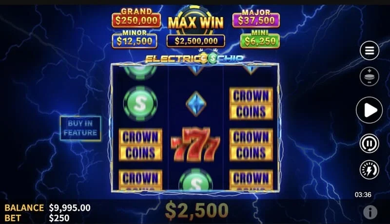 Electric Chip - simula ng Hold and Spin gamit ang Collector Coin sa pangalawang reel